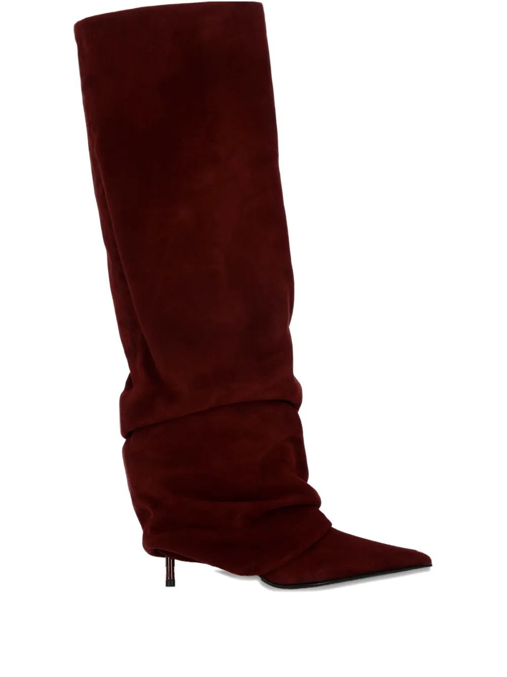Le Silla Esther slouchy leather boots Red