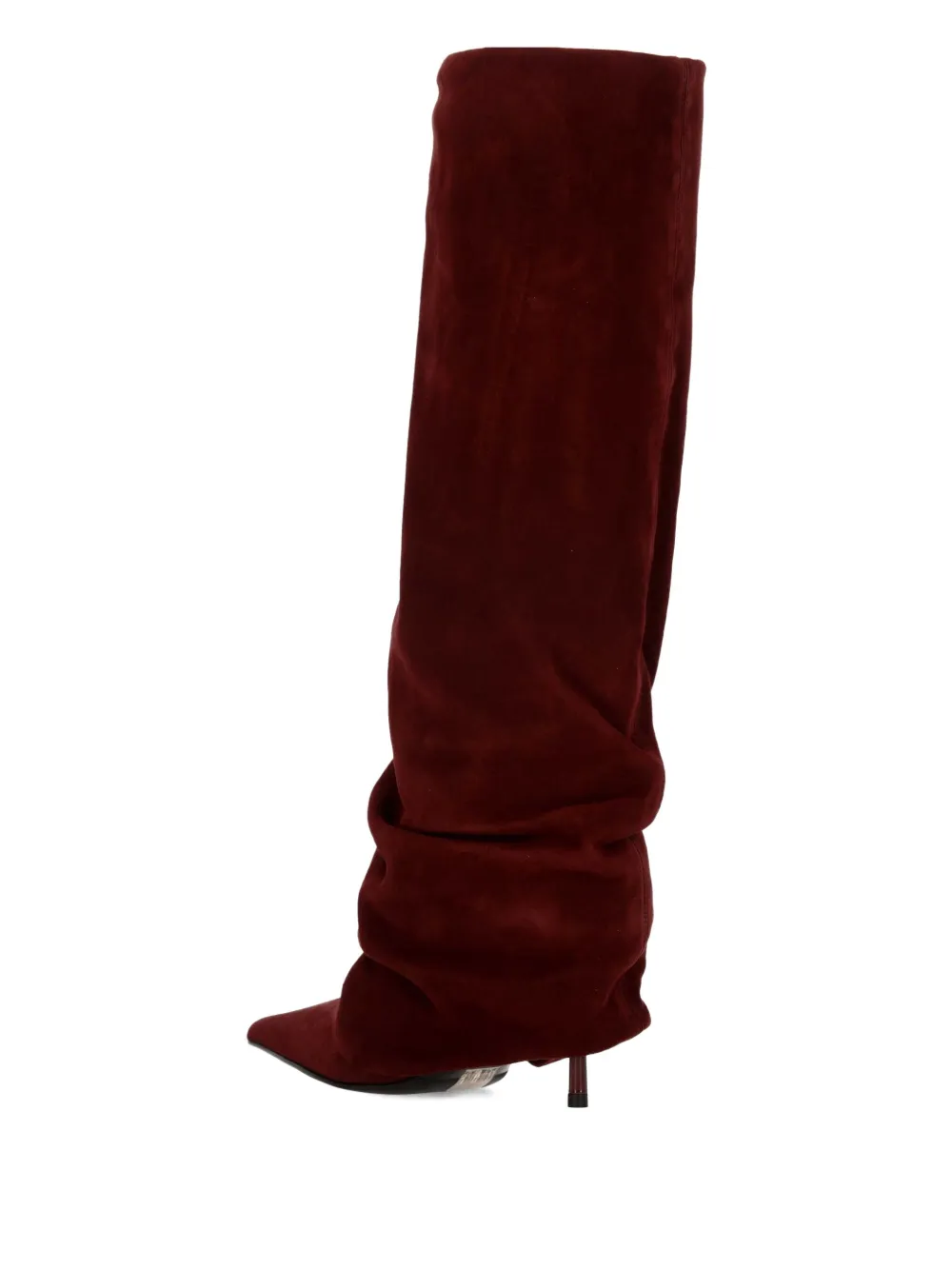 Le Silla Esther slouchy leather boots Red