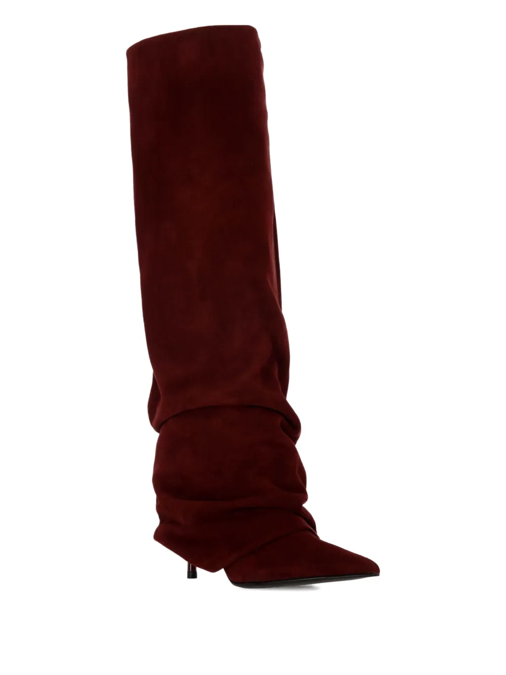 Le Silla Esther slouchy leather boots Red