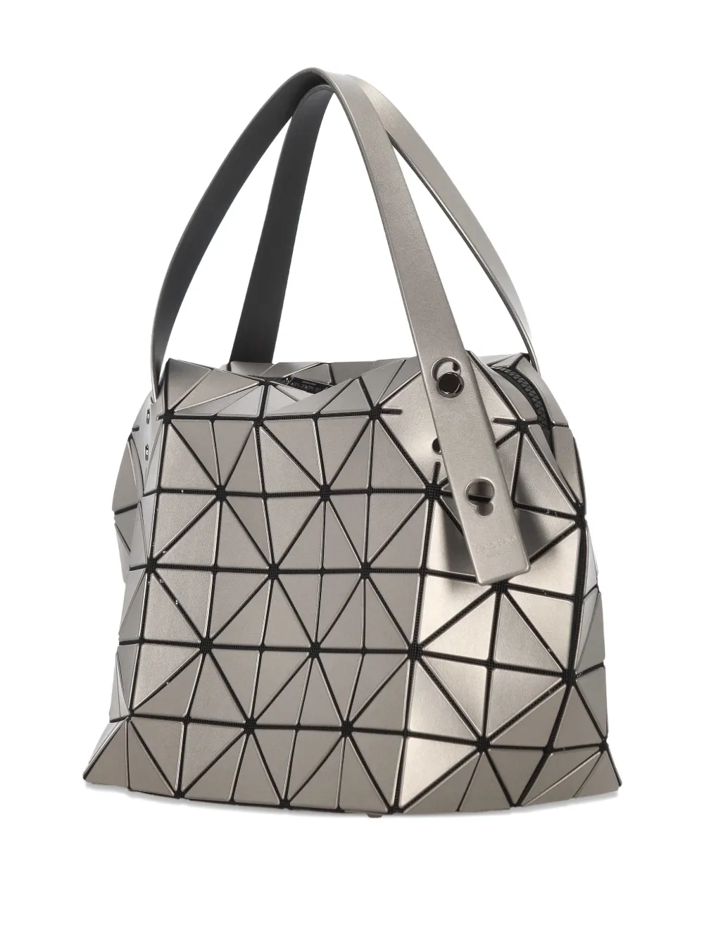 Bao Bao Issey Miyake Boston geometric-pattern tote bag - Grijs