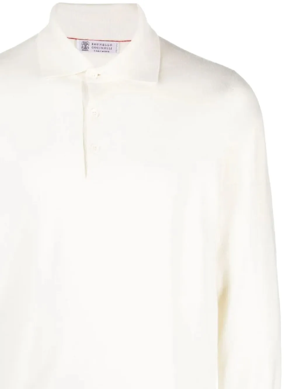 Brunello Cucinelli Kasjmier trui met polokraag - Wit