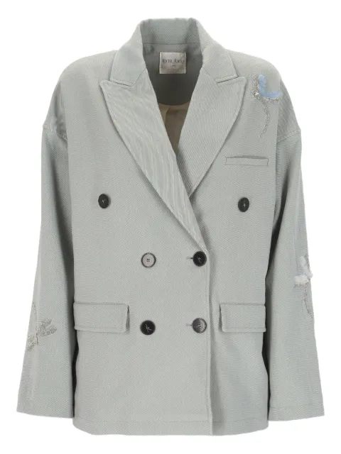Forte Forte embroidered double-breasted blazer