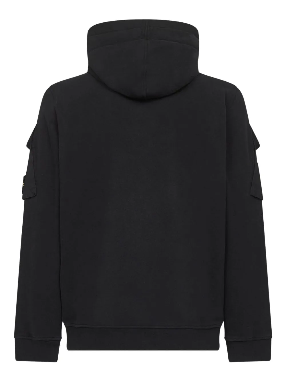 Stone Island Hoodie met rits Zwart
