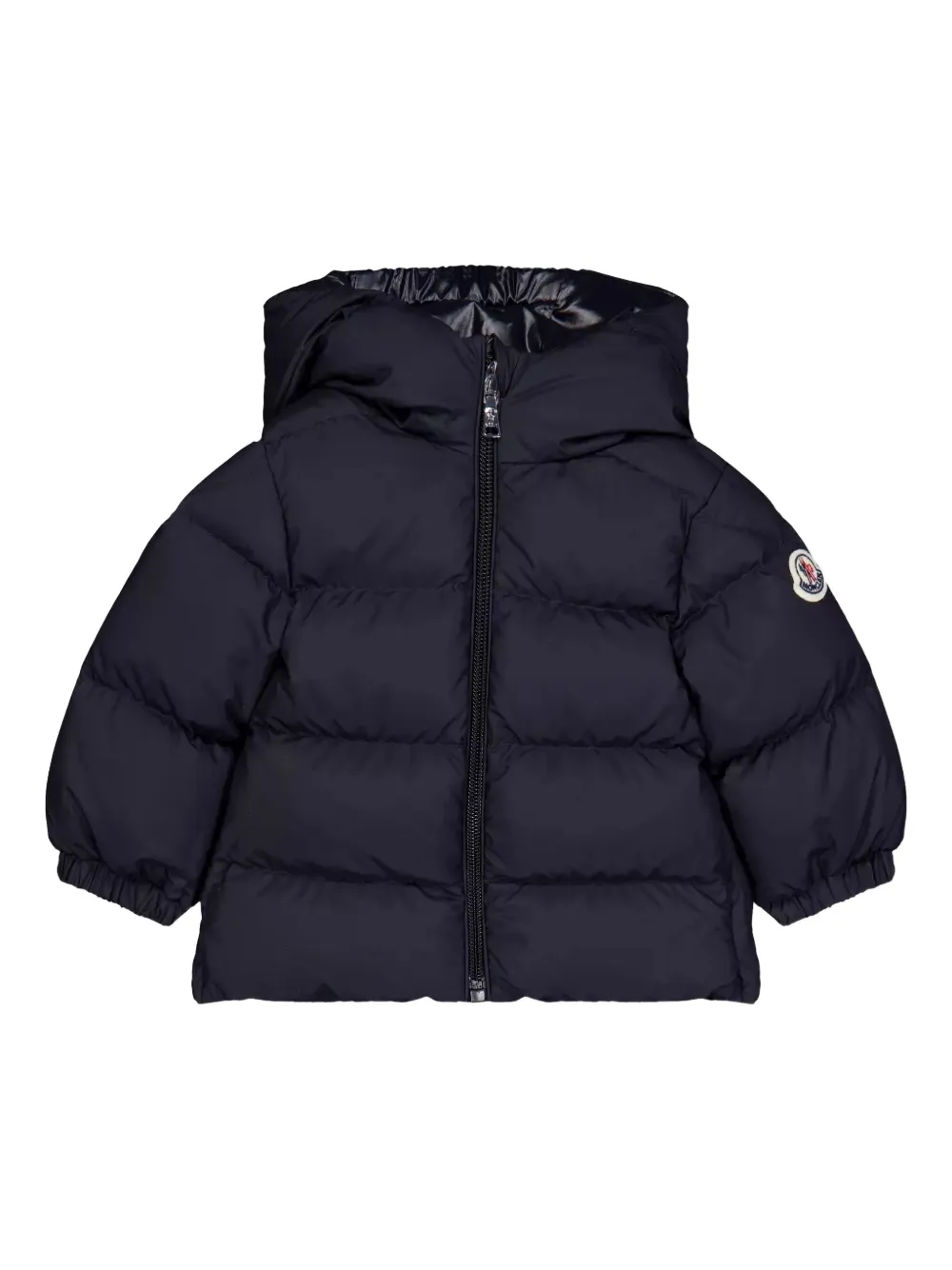Moncler Enfant Donsjack met capuchon Blauw