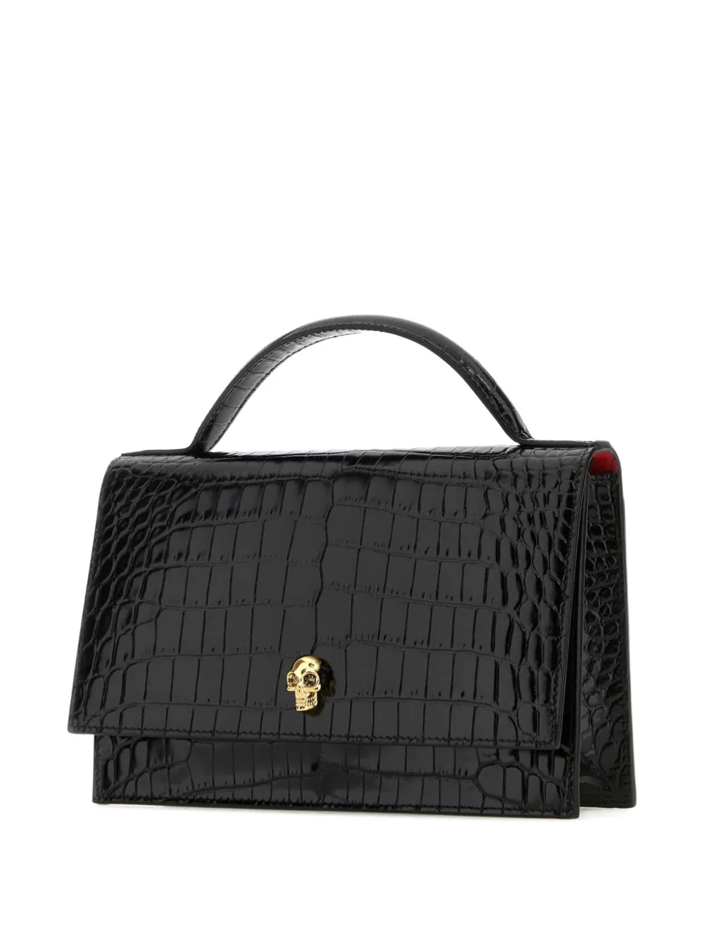 Alexander McQueen Shopper verfraaid met doodskop Zwart