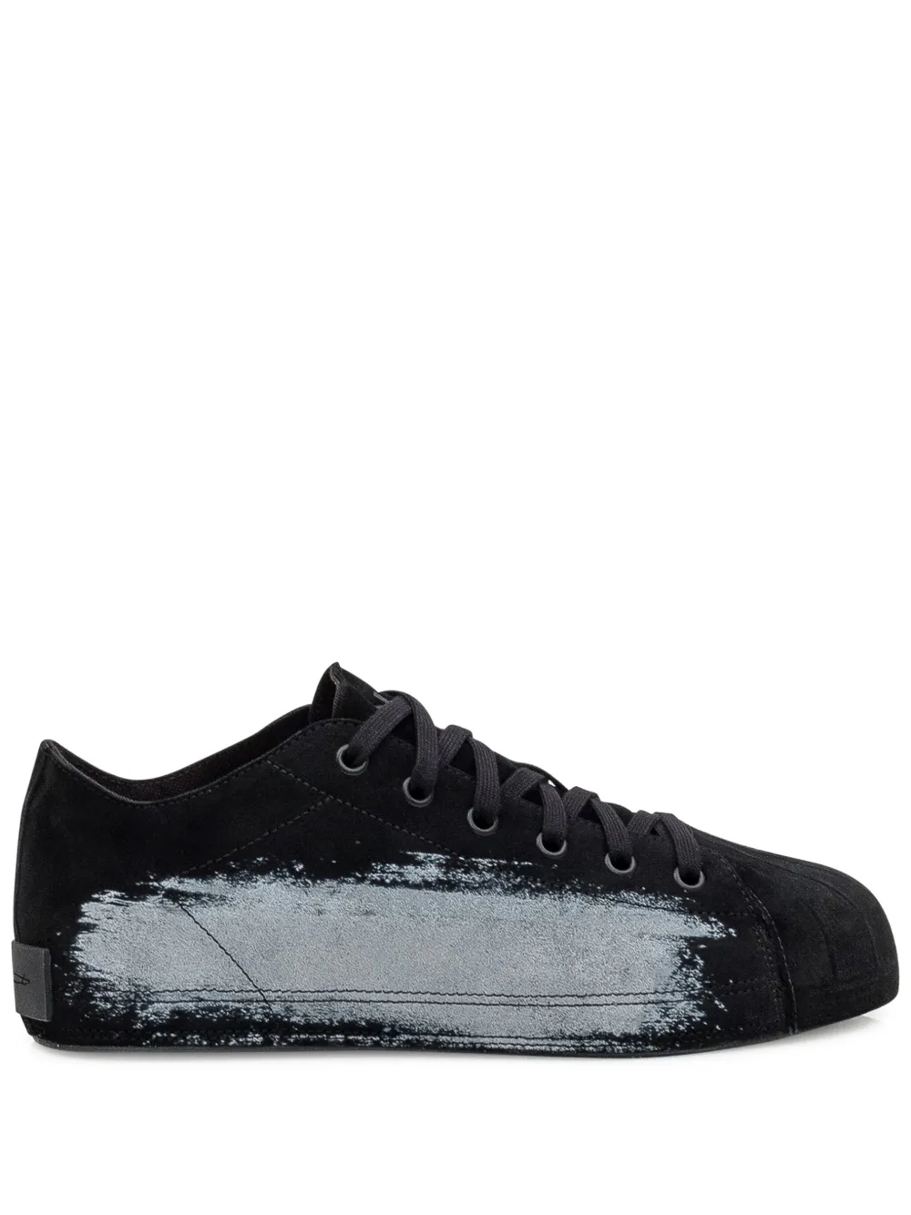 Y-3 Nizzastar LQ paint-splatter sneakers Black
