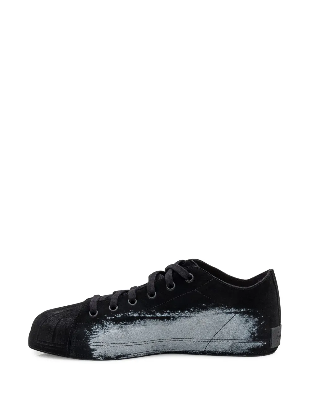 Y-3 Nizzastar LQ paint-splatter sneakers Black