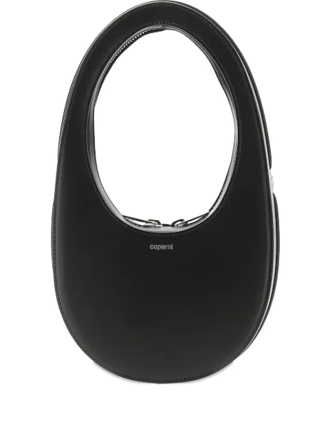 Coperni mini Swipe oval-frame leather tote bag
