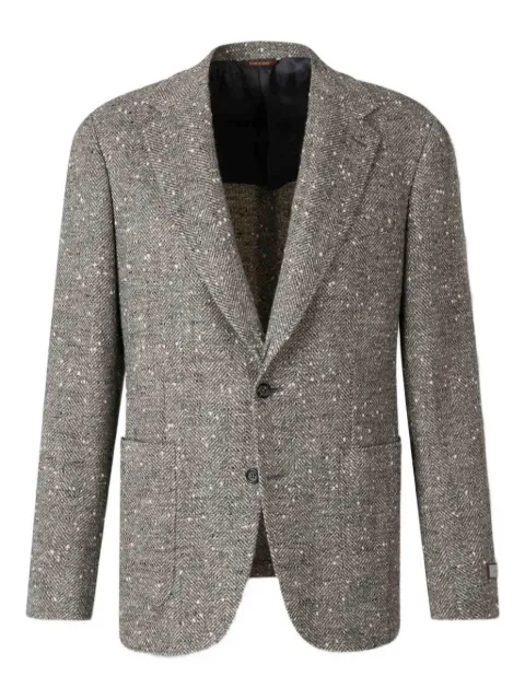 Canali blazer con botones y motivo pied de poule