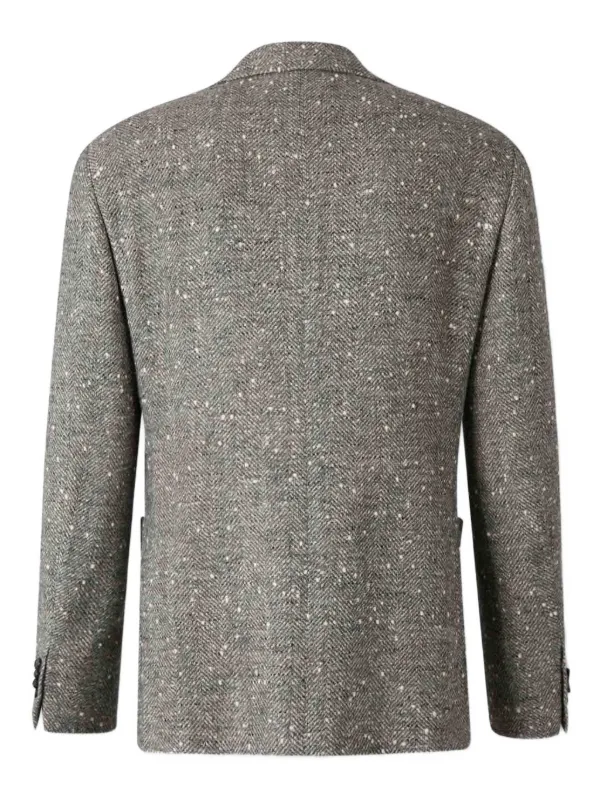 Canali ヘリンボーン シングルジャケット | ニュートラル | FARFETCH JP