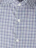 Canali checked button-fastening shirt - Blue