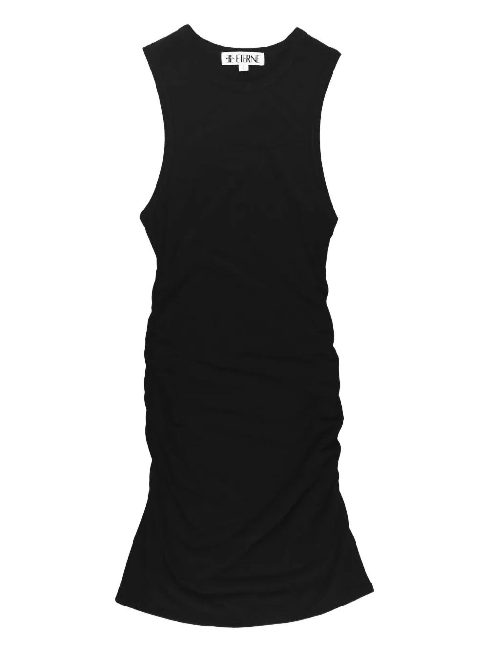 ETERNE Abito corto Carrie smanicato girocollo - Nero