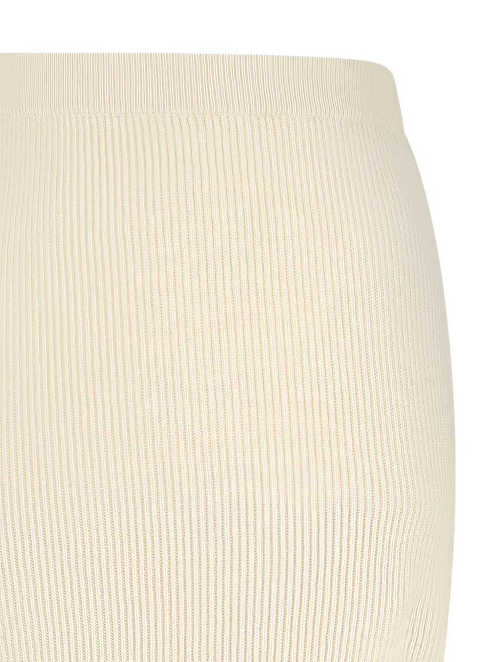 Canessa Ribbed Skirt In Neutral