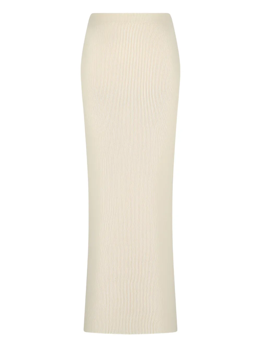 Canessa Ribbed Skirt In Neutral