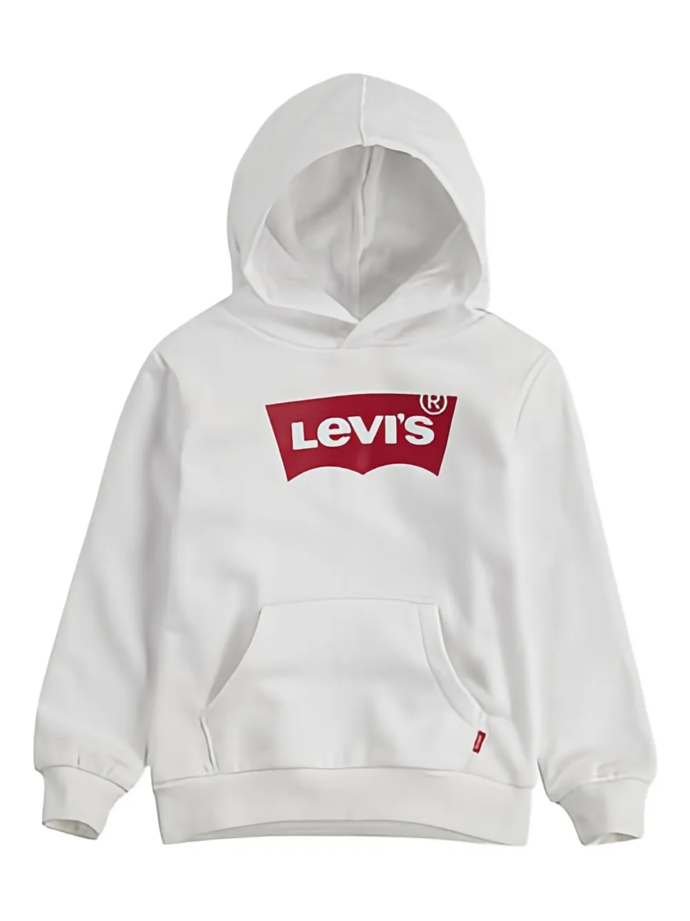Levi's Kids Hoodie met logo-label Wit