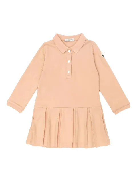 Moncler Enfant プリーツ ポロワンピース