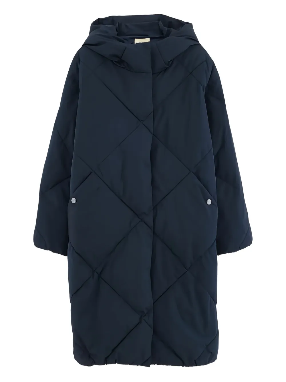 Bellerose Kids フーデッド キルティングコート - ブルー Bellerose Kids フーデッド キルティングコート - ブルー