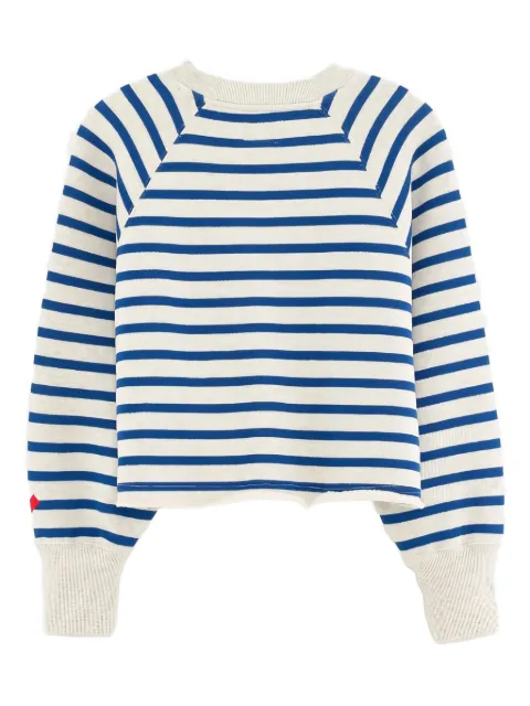 Bellerose Kids striped-pattern raglan-sleeve sweater