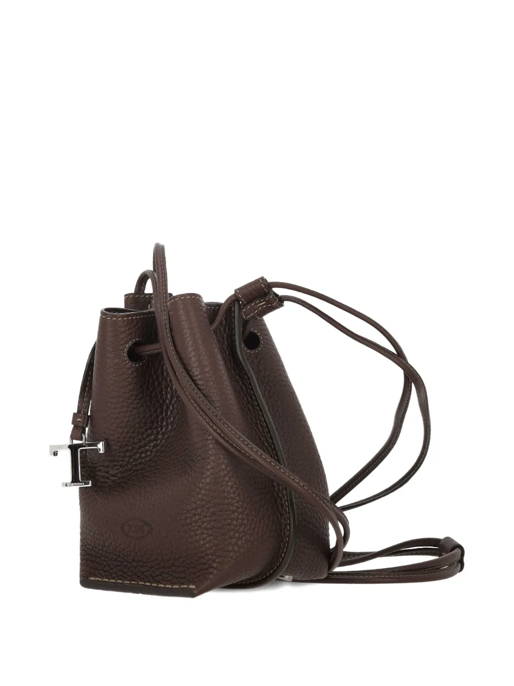 Tod's Leather Bucket Bag In Brown