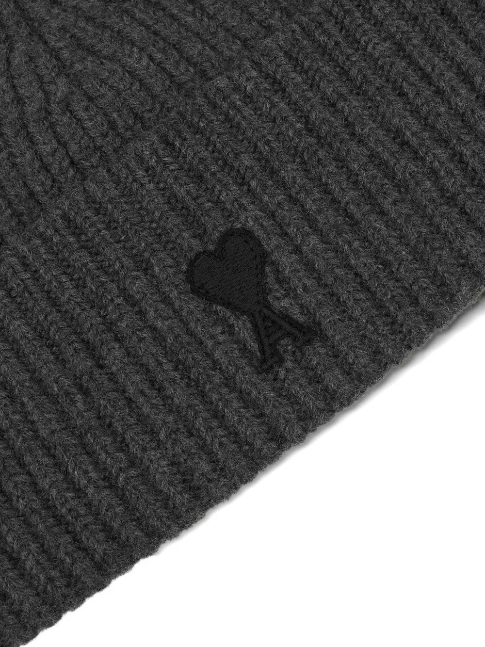 AMI Paris Ami De Coeur beanie Grijs