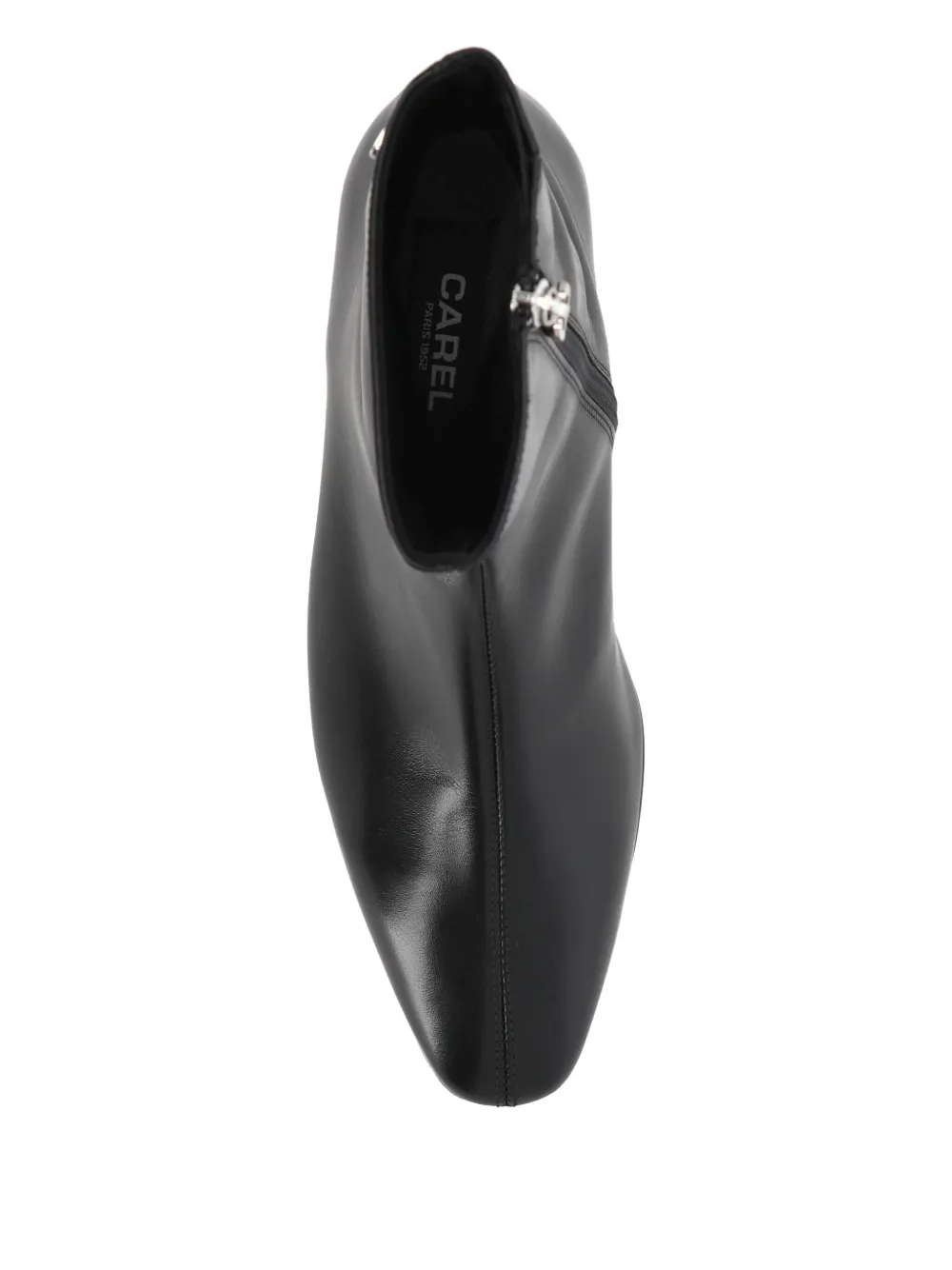 Carel Paris leather zip boots Black