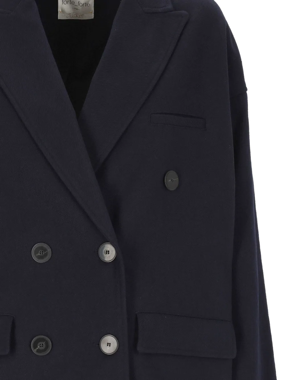Forte Forte double-breasted buttoned jacket | Double Breasted & Peacoats | Image 2