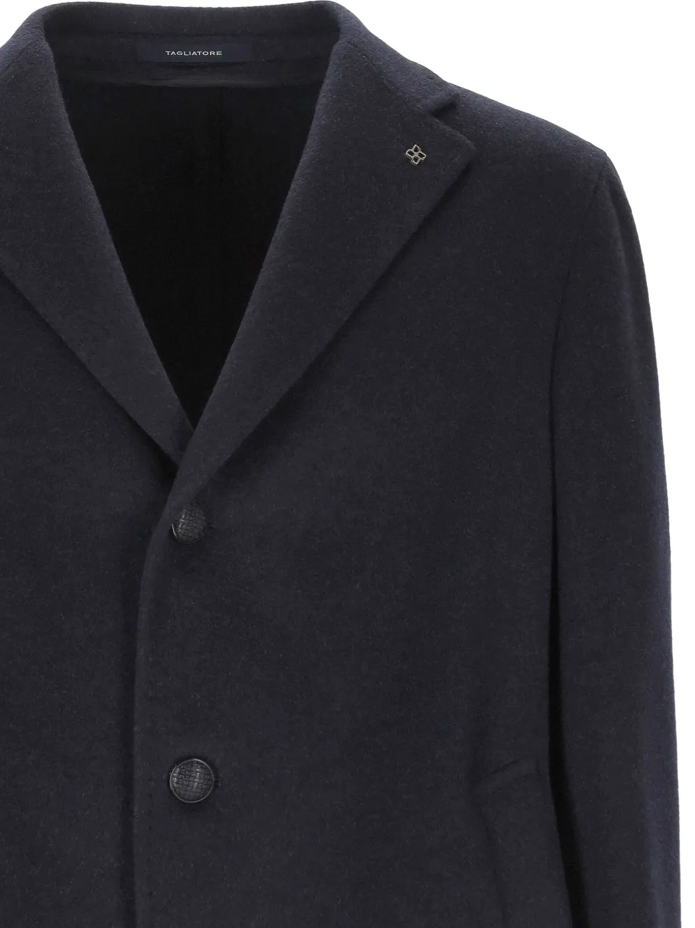Tagliatore Kasjmier vestjas met knoopsluiting Blauw