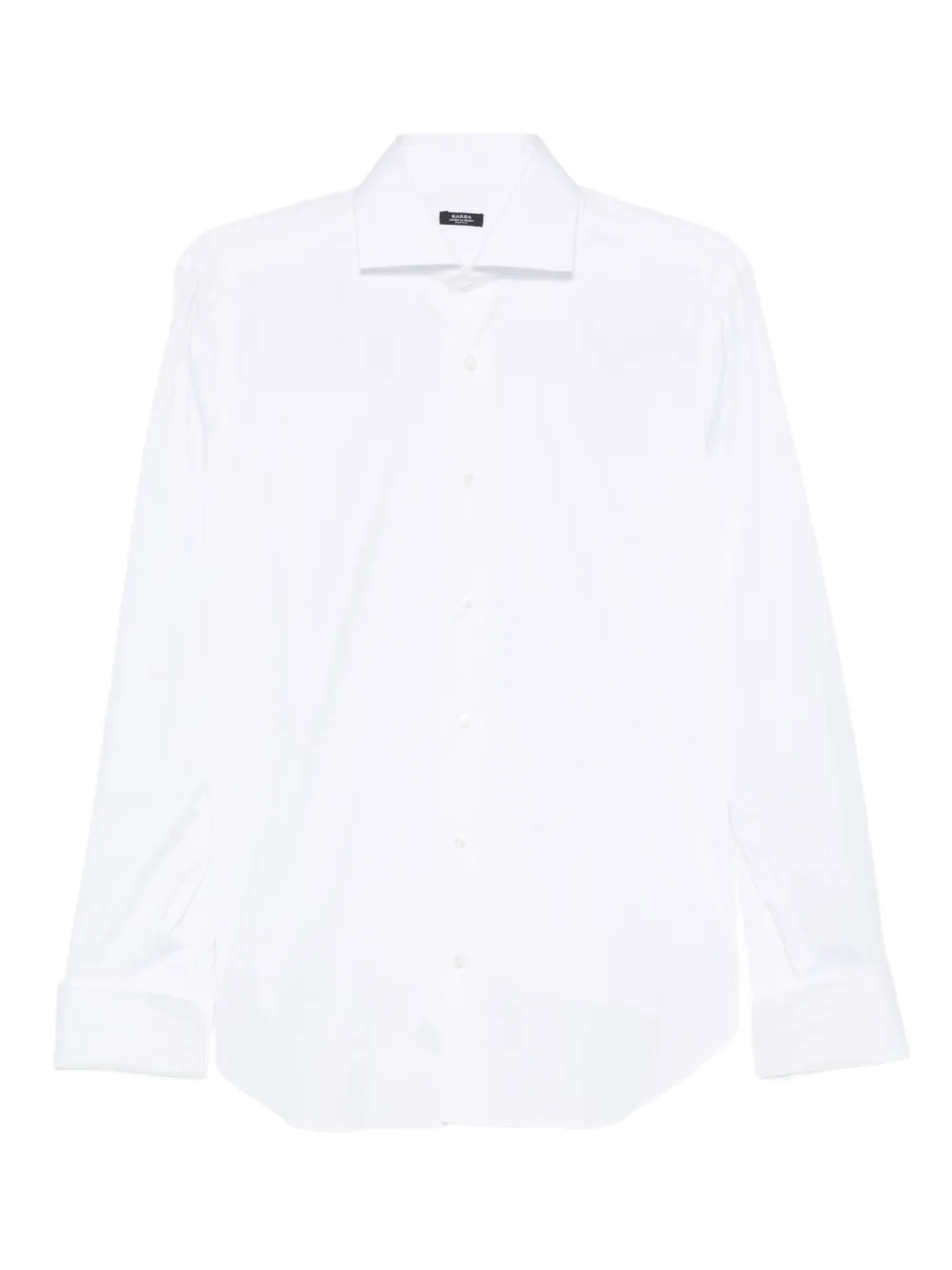 Barba button-cuff shirt | White | Image 1