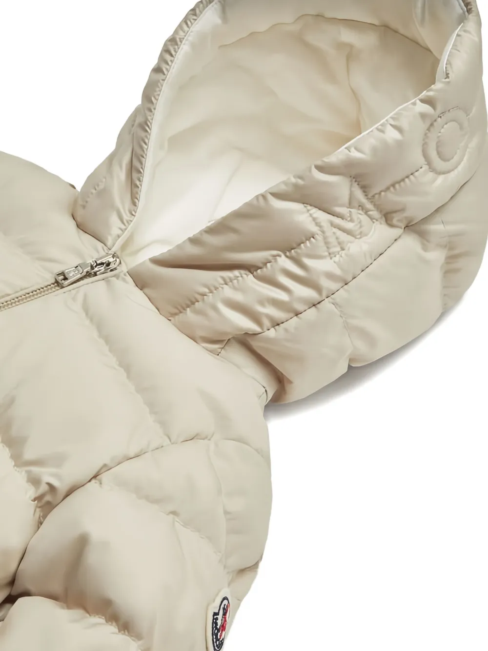 Moncler Enfant Jack met capuchon Beige