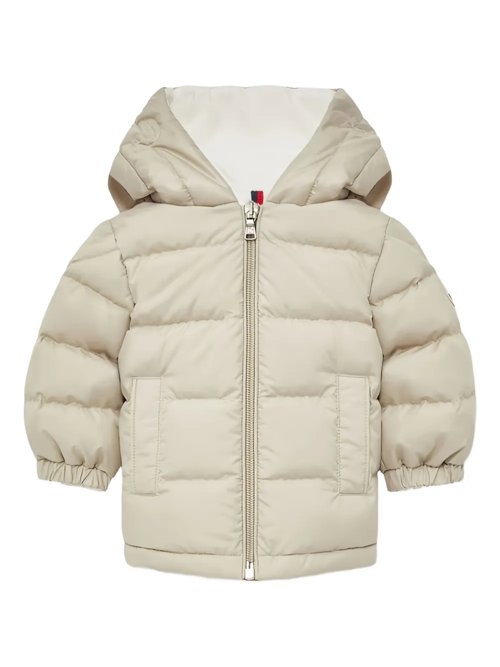 Moncler Enfant Jack met capuchon Beige