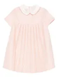 Gucci Kids Peter Pan-collar pleated dress - Pink