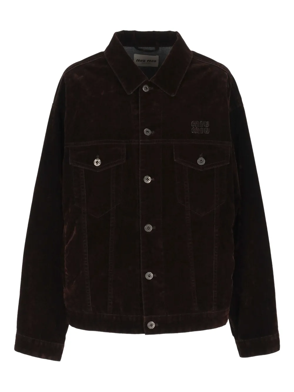 Miu Miu logo jacket | Brown | Image 1