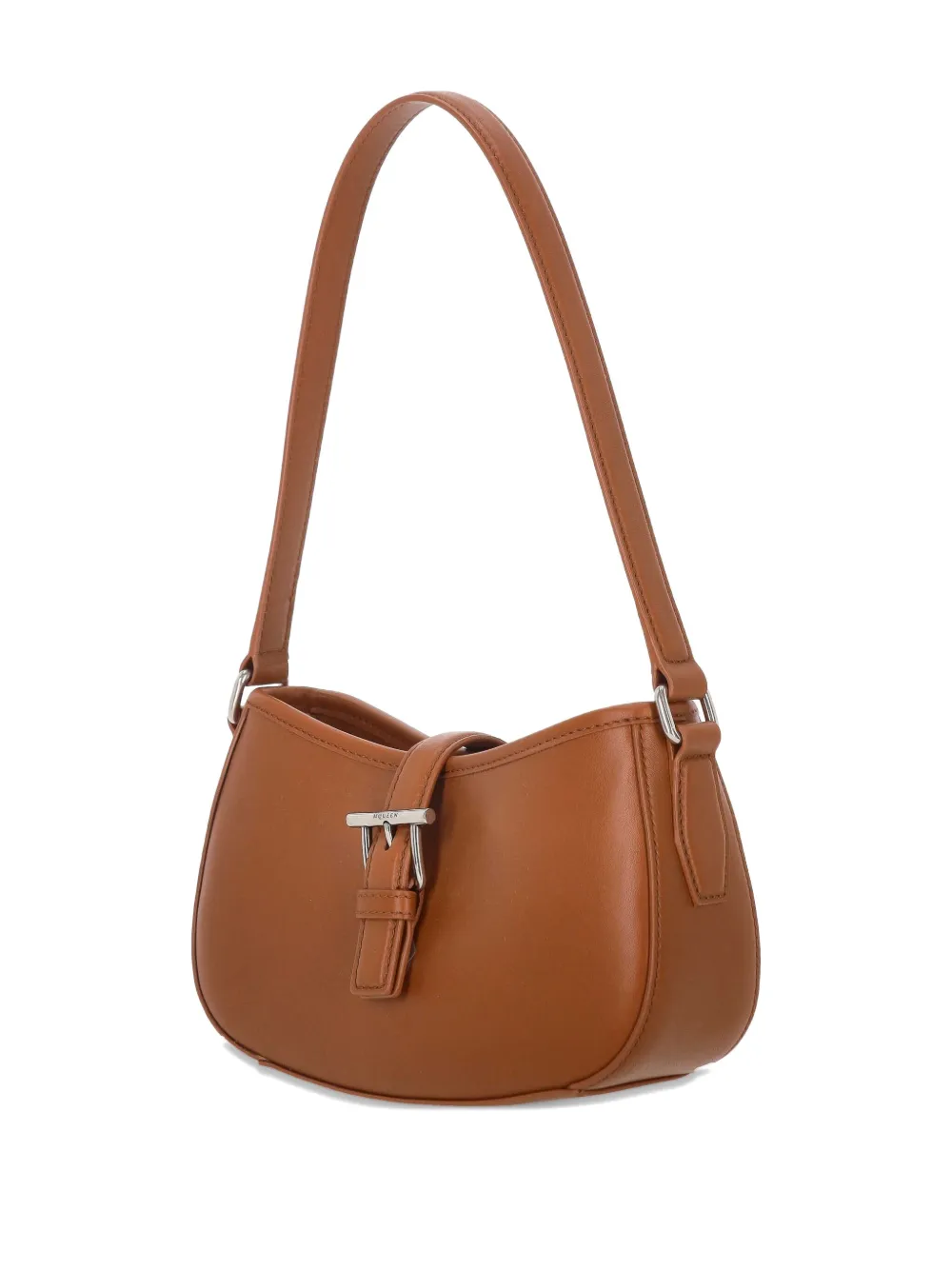 Alexander McQueen Kleine T-Bar schoudertas Bruin