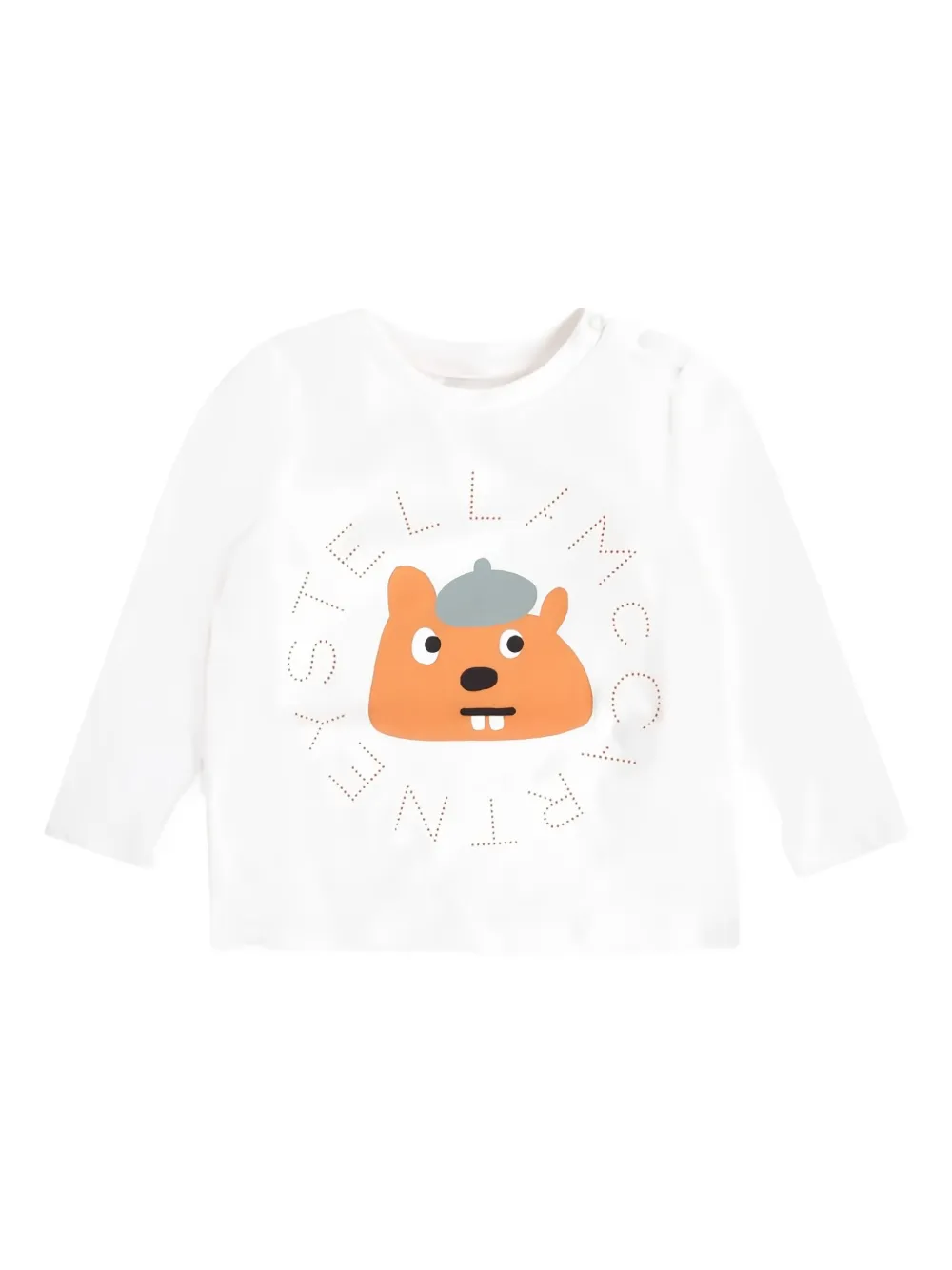 Stella McCartney Kids graphic-print T-shirt Wit