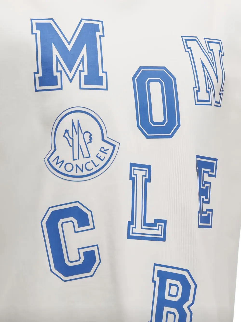 Moncler Enfant logo-print cotton T-shirt Wit