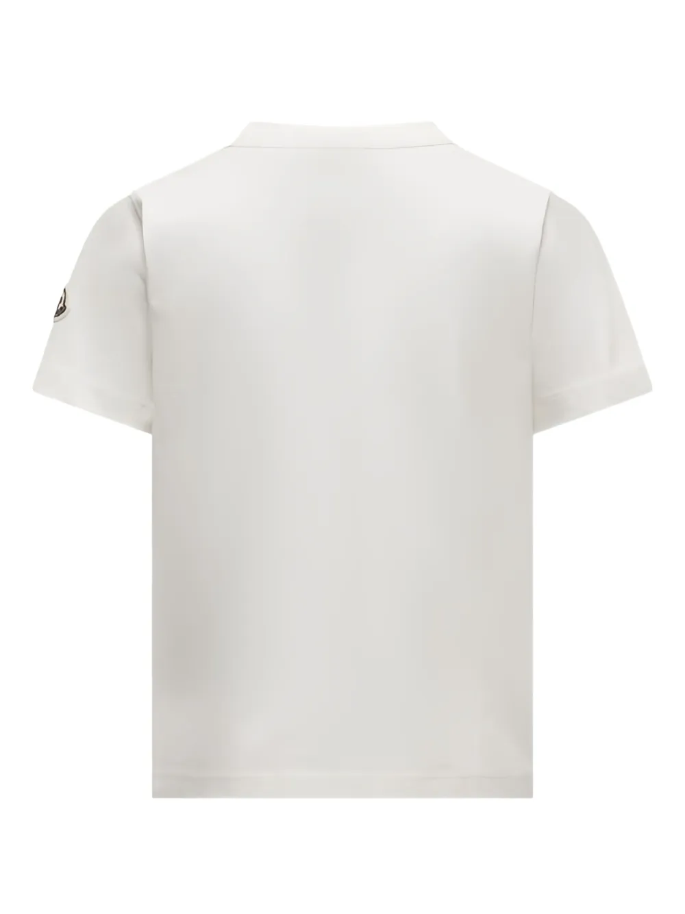 Moncler Enfant logo-print cotton T-shirt Wit