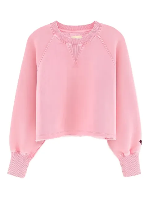 Bellerose Kids v-detail raw-edge sweatshirt