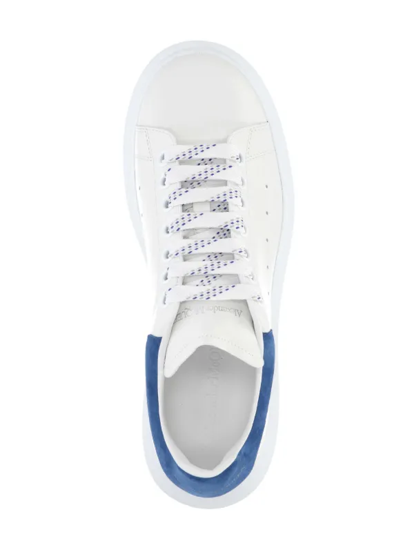 Alexander McQueen Oversized Leather Sneakers | White | FARFETCH ID