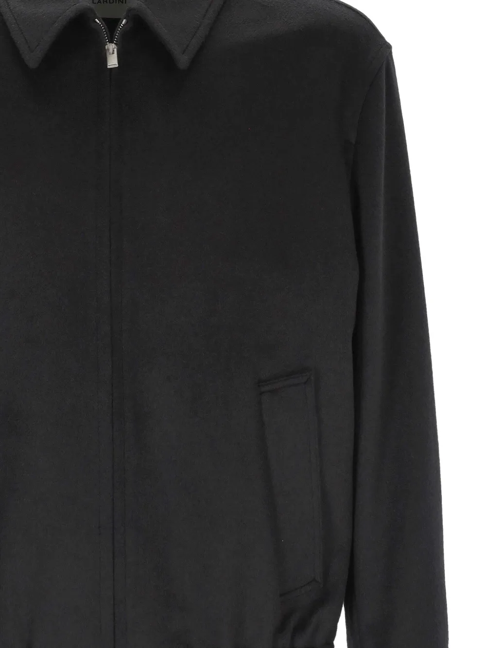 Lardini zip-fastening jacket Zwart