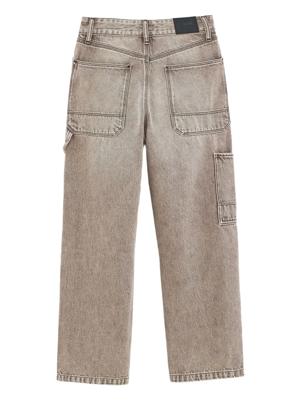 Bellerose Kids Peterson jeans met cargo zak Bruin