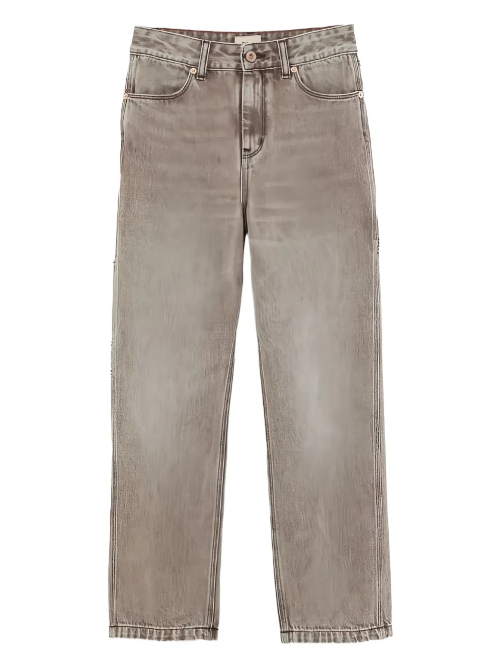 Bellerose Kids Peterson jeans met cargo zak Bruin