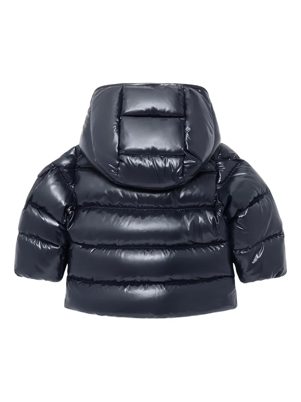 Moncler Enfant Donsjack met capuchon Blauw