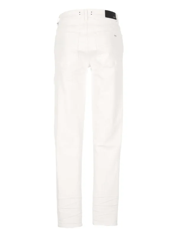 AMIRI Distressed Jeans | White | FARFETCH JO