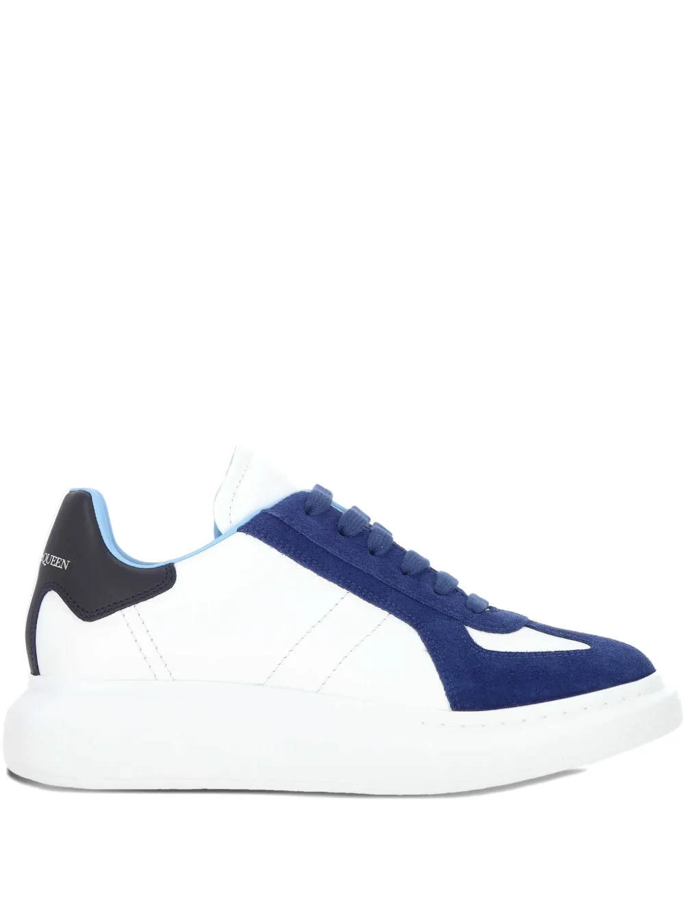 Alexander Mcqueen Oversized Retro Sneakers In Blue