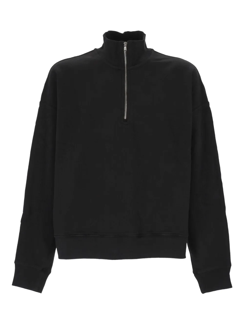 AGOLDE high-neck zip-up sweatshirt Zwart
