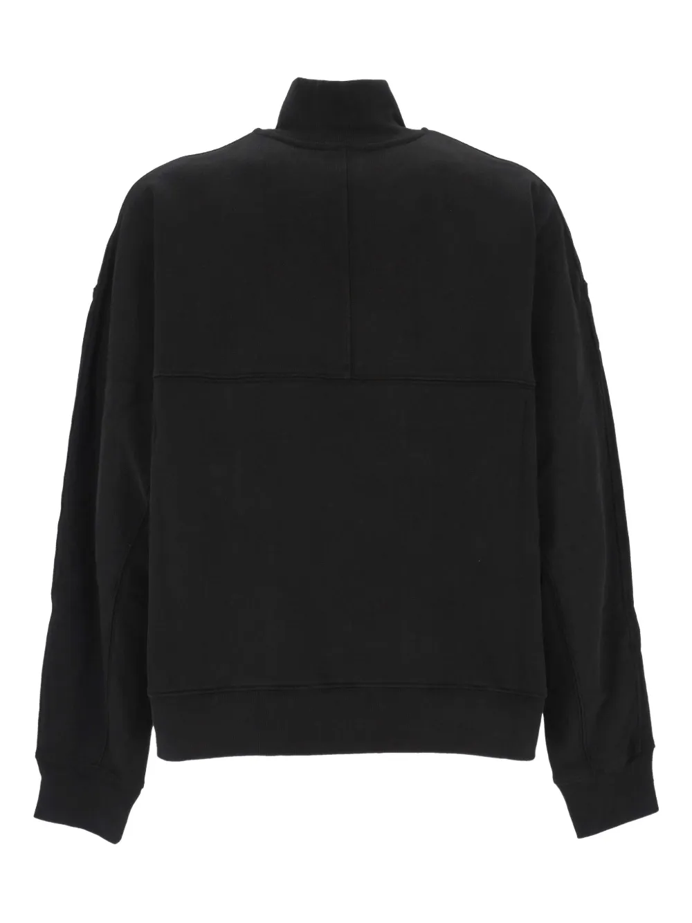 AGOLDE high-neck zip-up sweatshirt Zwart