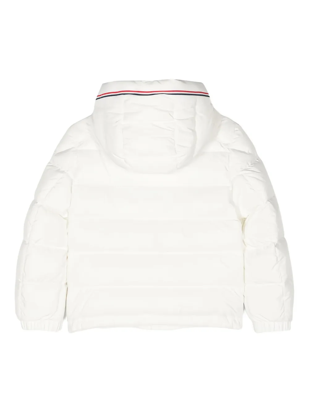 Moncler Enfant Donsjack met capuchon Wit