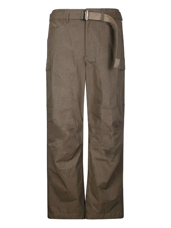 sacai リップストップ カーゴパンツ Sacai リップストップ カーゴパンツ | グレー | FARFETCH JP