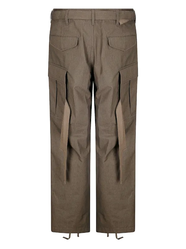 sacai リップストップ カーゴパンツ Sacai リップストップ カーゴパンツ | ブラウン | FARFETCH JP