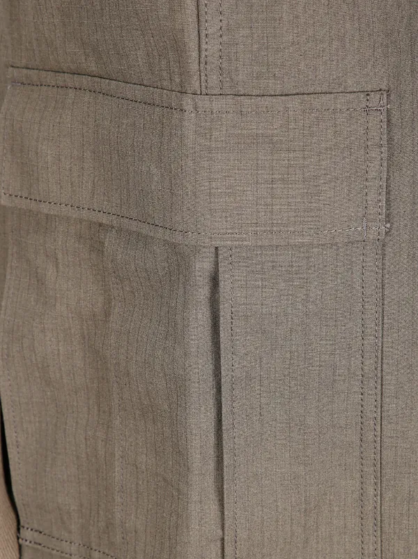 sacai リップストップ カーゴパンツ Sacai リップストップ カーゴパンツ | ブラウン | FARFETCH JP